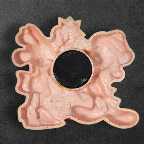 Vintage 1995 Disney Mickey & Minnie Mouse Christmas Magnet Holiday Tree Decor - Picture 2 of 5